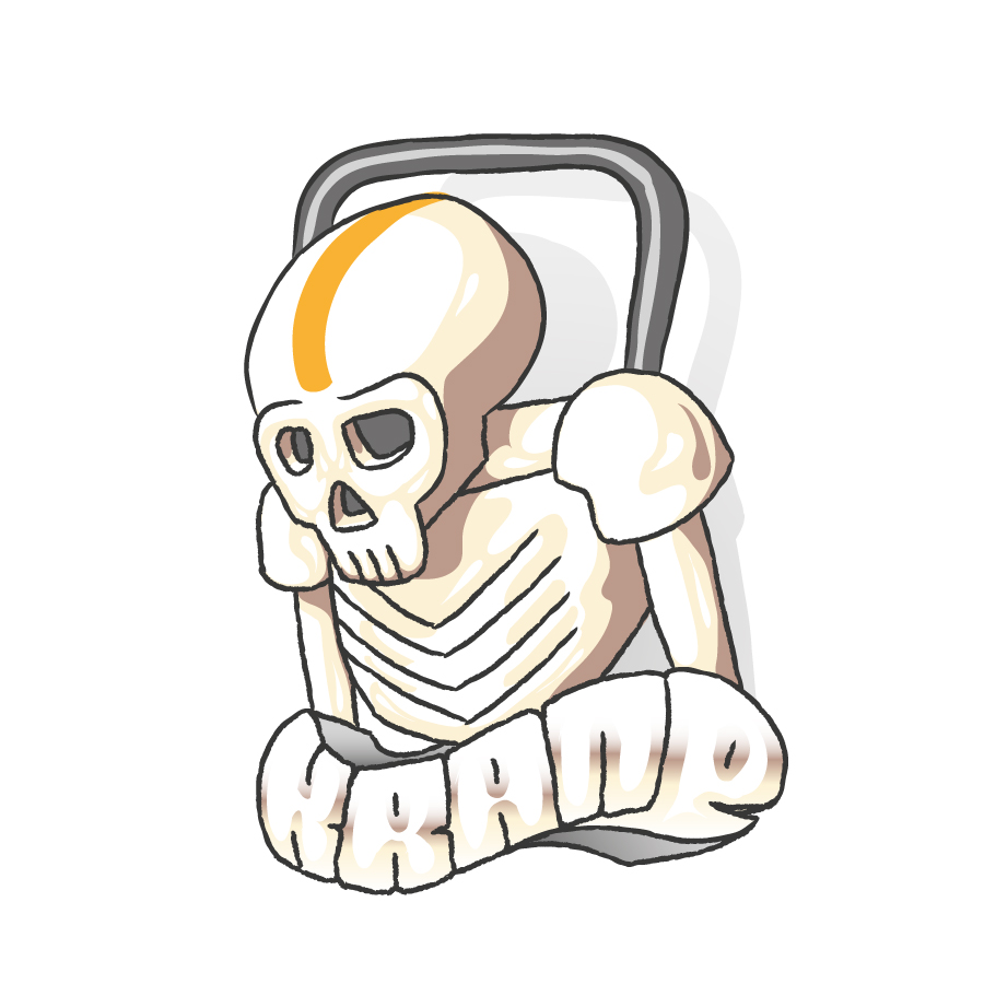 Sad Skull by Krane 2020